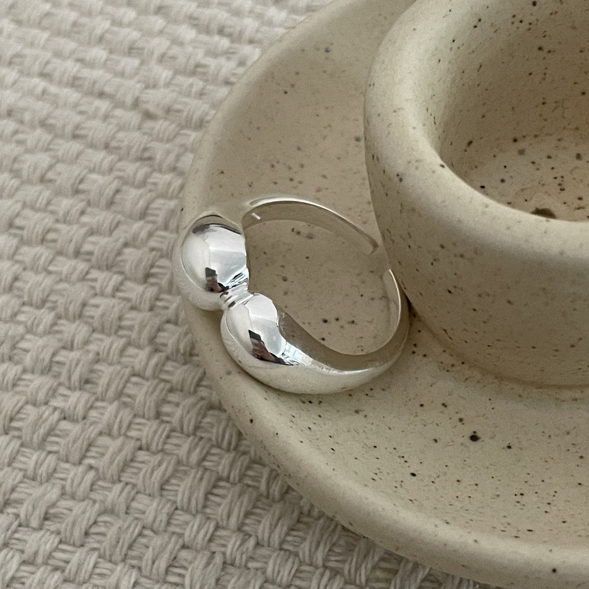 925 Silver Drop Ring