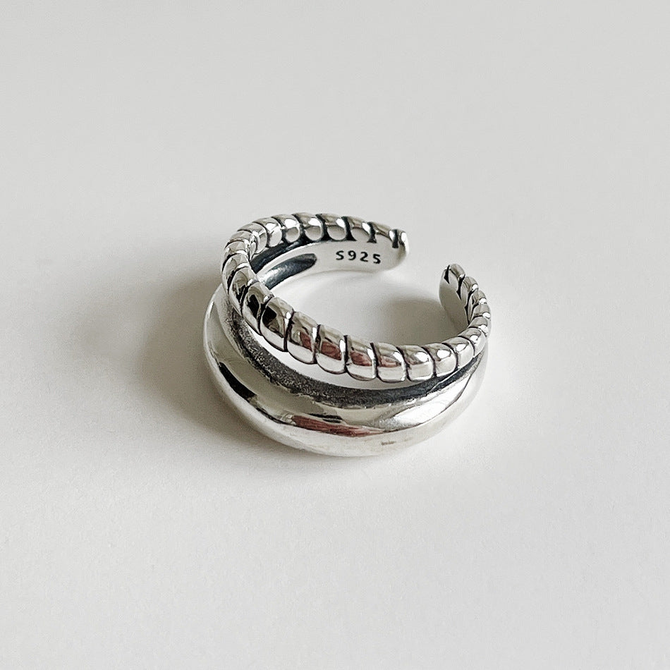 2-In-1 Double Twist Ring