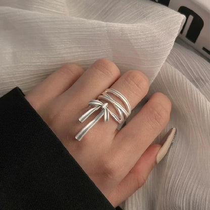Ballet Ribbon Adjustable Ring