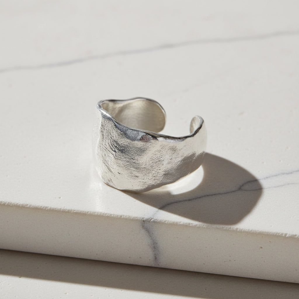 Sculpted Curve Ring