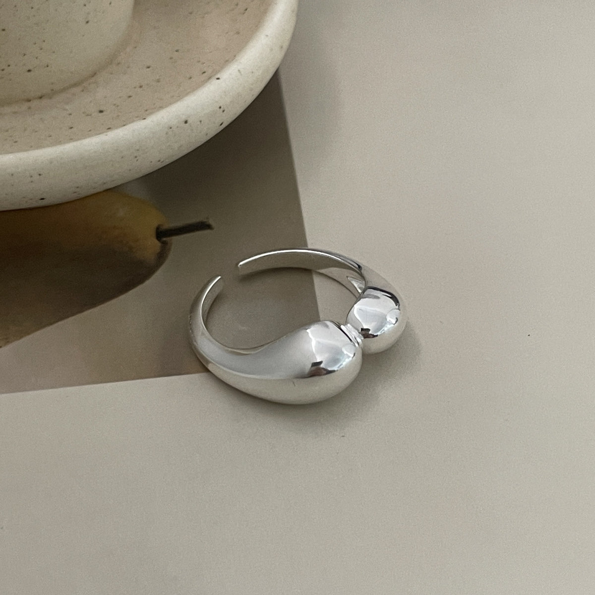 925 Silver Drop Ring