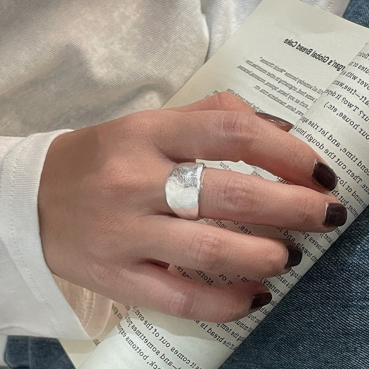 Sculpted Curve Ring