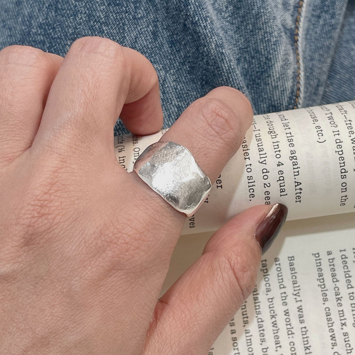 Sculpted Curve Ring