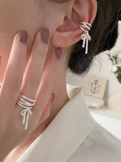 Ballet Ribbon Adjustable Ring