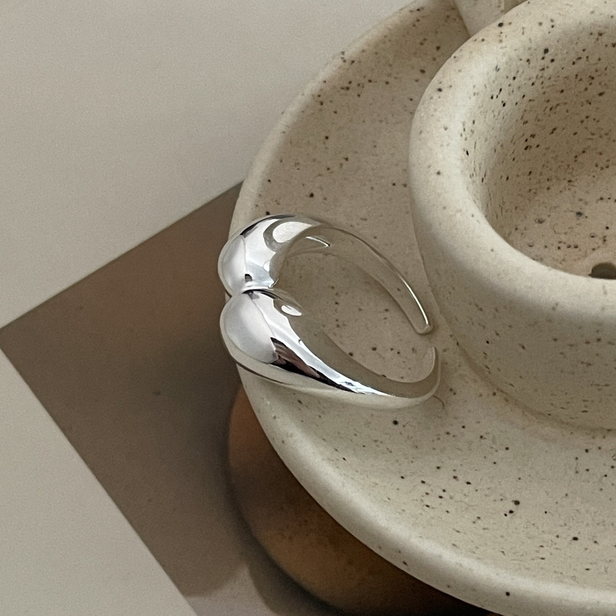 925 Silver Drop Ring