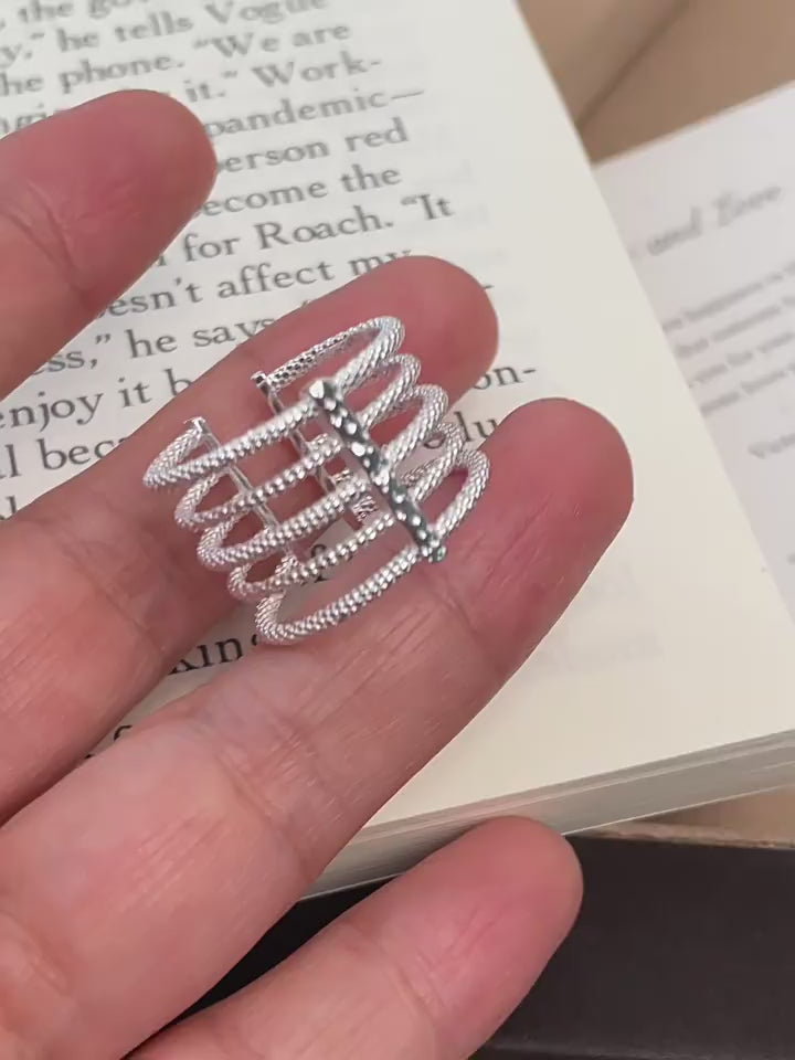 Textured Layer Ring